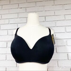 Wonderbra Black T-Shirt Ultimate Silhouette Wireless Push-Up Bra - Size 38D